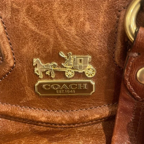 Vintage Satchel Coach Bag - Picture 3 of 15